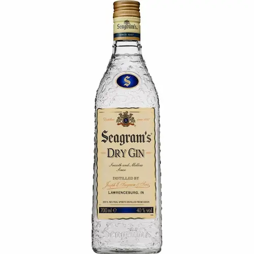 Botella de gin tonic Seagram's